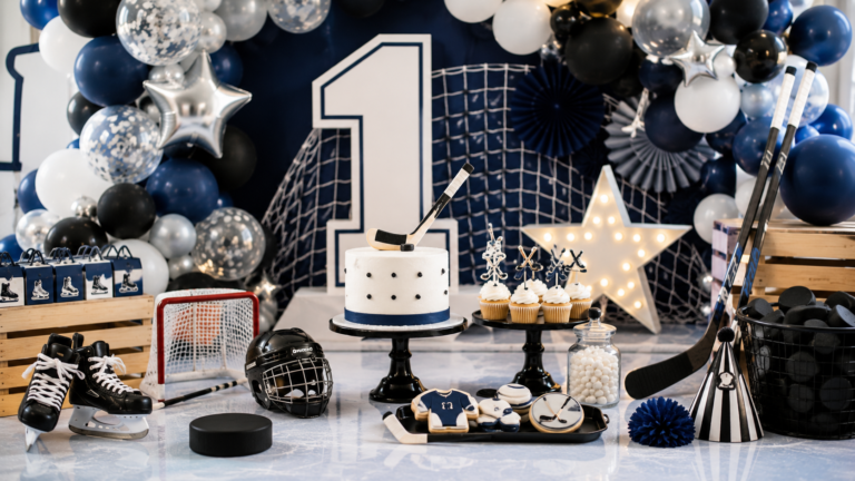 50+ Ideas for How to Plan a Hockey Theme First Birthday Party
