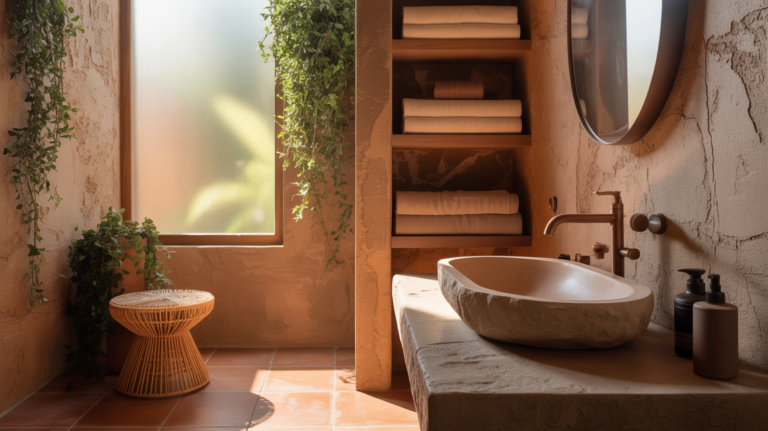 21 Earthy Bathroom Ideas That Bring Nature Indoors