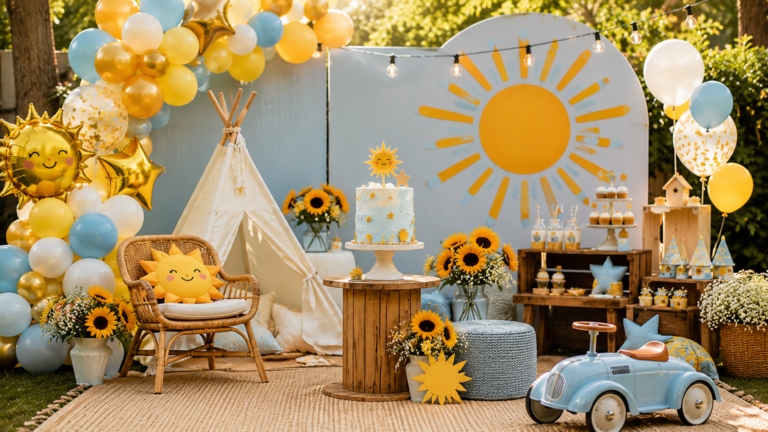 A Stellar Celebration: Your Boy’s First Trip Around the Sun Birthday Party