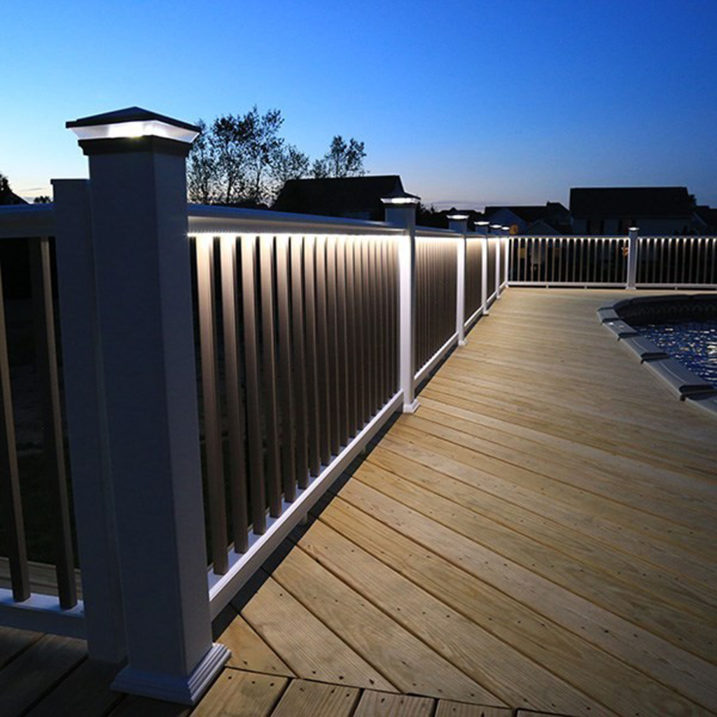 Lights to a Deck Railing