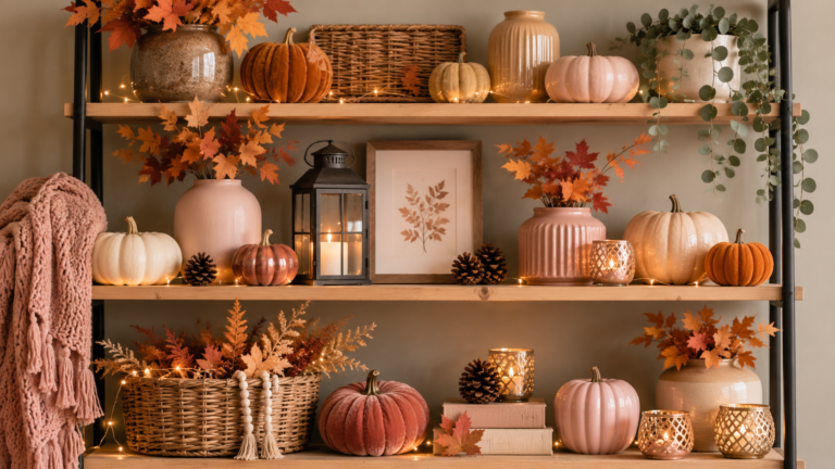 19 Fall Shelf Decor Ideas That Bring Seasonal Charm in 2026