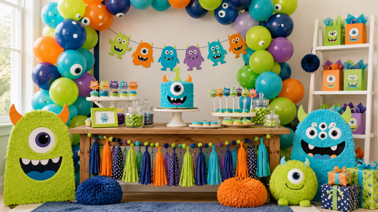 Monster Bash: Planning a ‘Little Monster’ Themed First Birthday Party