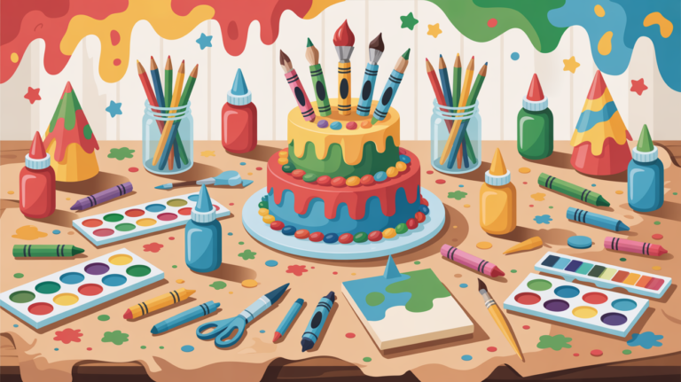 16+ Creative Arts and Crafts Birthday Party Ideas