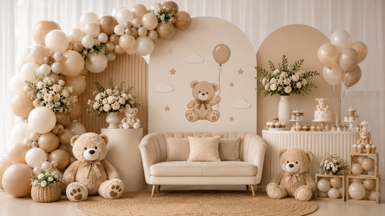 32 Beautiful Neutral Baby Shower Decor Ideas For A Soft Celebration