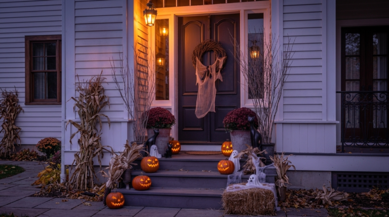 17 Halloween Porch Decor Ideas That Are Simple but Stunning