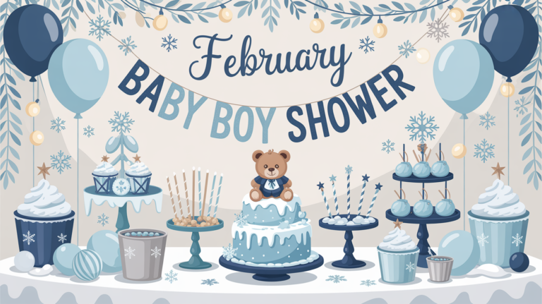 February Baby Shower Boy Themes & Ideas