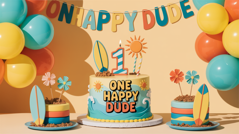 Celebrate in Style with a ‘One Happy Dude’ First Birthday Party