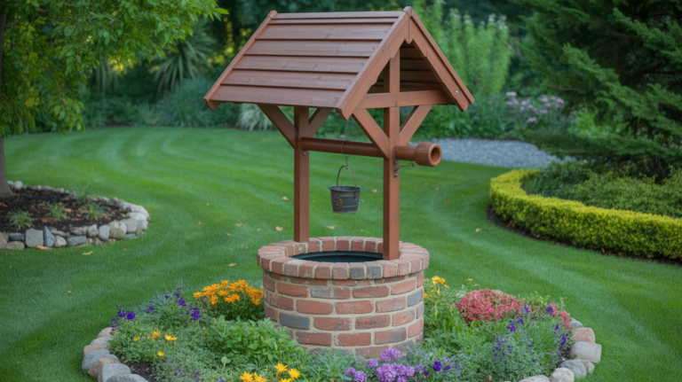 15 Outdoor Wishing Well Garden Ideas for Garden Charm