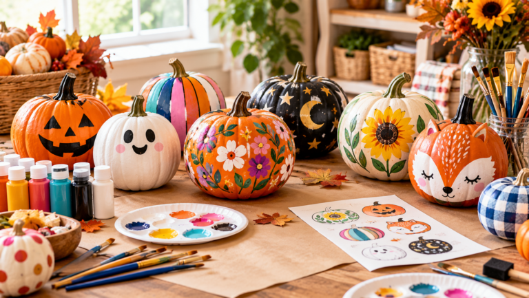 20 Easy Pumpkin Painting Ideas for Kids They’ll Be Proud Of