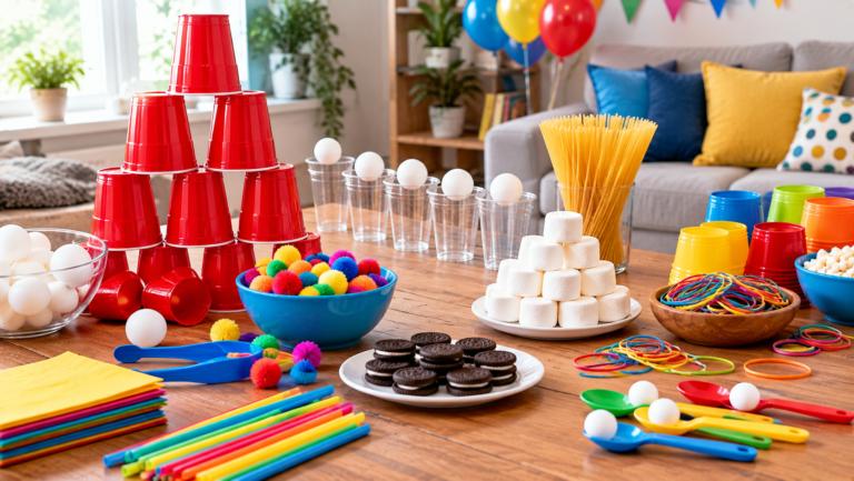 35 Minute to Win It Games for Kids That Bring Instant Laughter