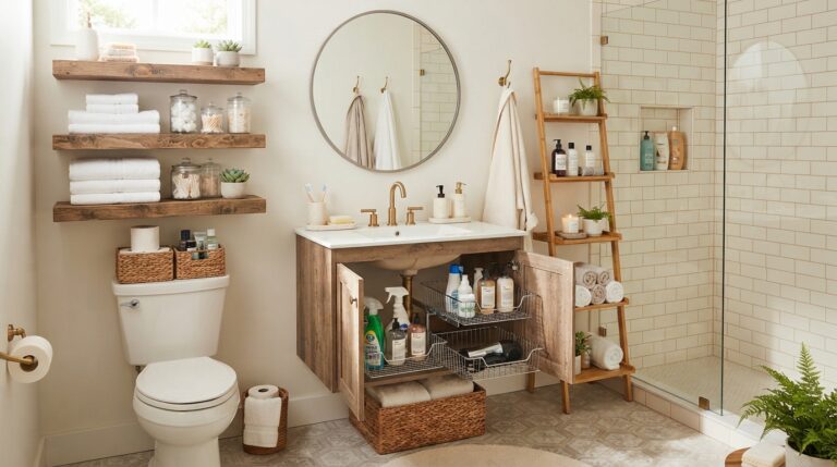 30 Bathroom Storage Ideas to Keep Your Space Organized