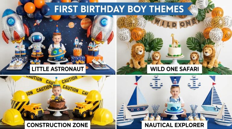 14 First Birthday Boy Themes From Classic to Trendy