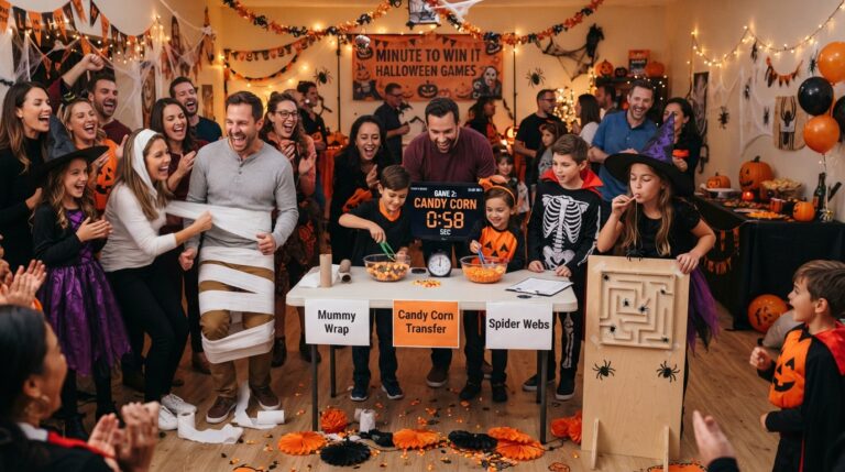 16 Halloween Minute to Win It Games: No Guesswork, Just Supplies & Instructions
