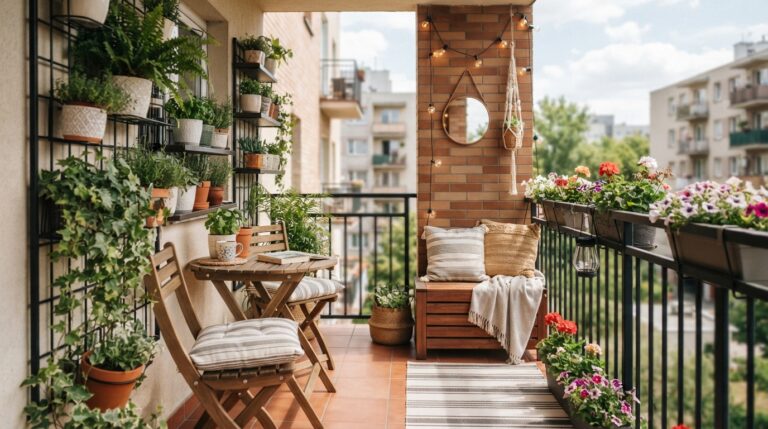 30 Stylish Ways To Organize A Tiny Outdoor Space