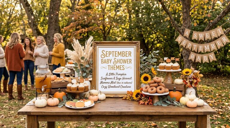 September Baby Shower Ideas