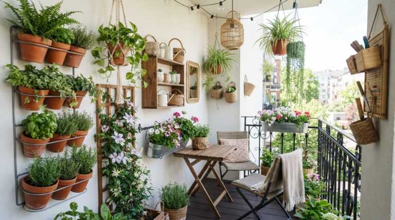 Creative Ways to Utilize Vertical Spaces on Your Balcony or Patio