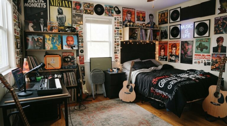 Teen Boy Bedroom Decor Music: 19 Stylish Ideas for a Music-Loving Room