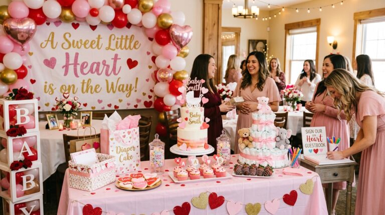 Valentine’s Day Baby Shower Ideas to Celebrate the New Baby