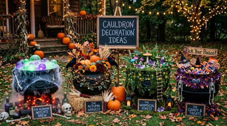 13 Charming Cauldron Decoration Ideas For You