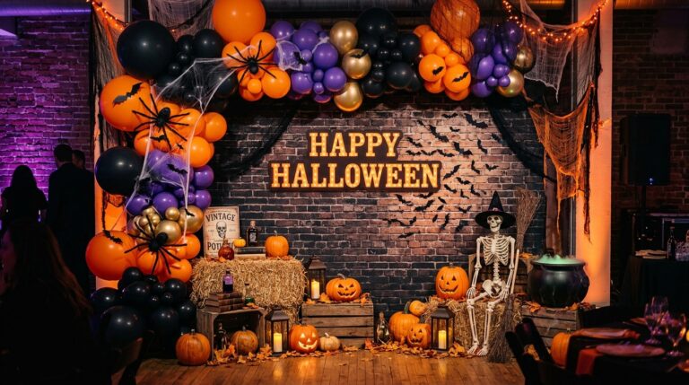 29 Halloween Backdrop Ideas for Parties & Photos (DIY Tips Included)