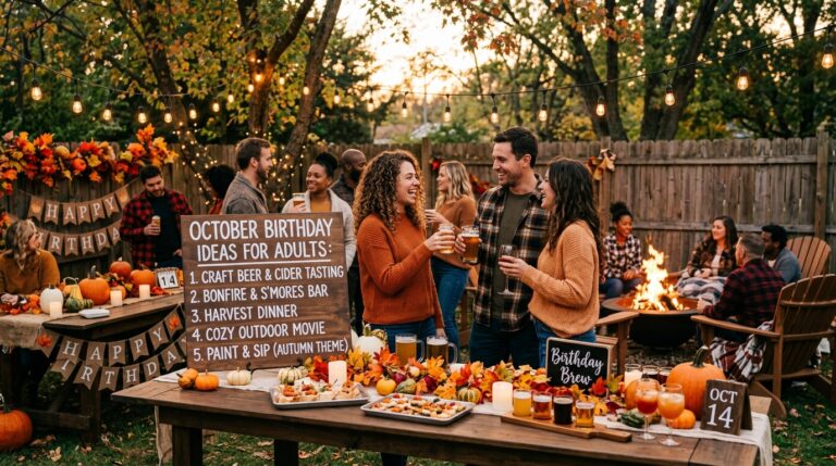 20+ October Birthday Party Ideas For Adults That Actually Feel Special