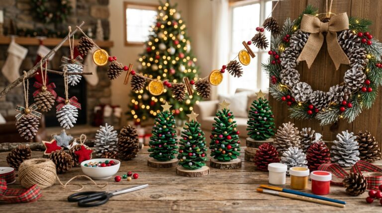 21 Fun Pinecone Christmas Crafts