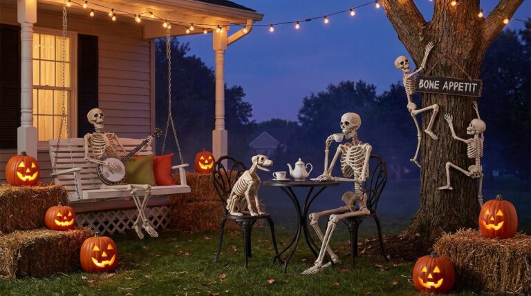 33+ Scary Skeleton Ideas For Yard To Recreate!