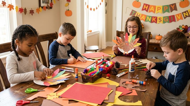17 DIY Thanksgiving Crafts For Kids