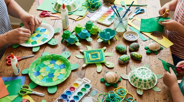 19 Turtle Craft Ideas That Look Cute and Colorful